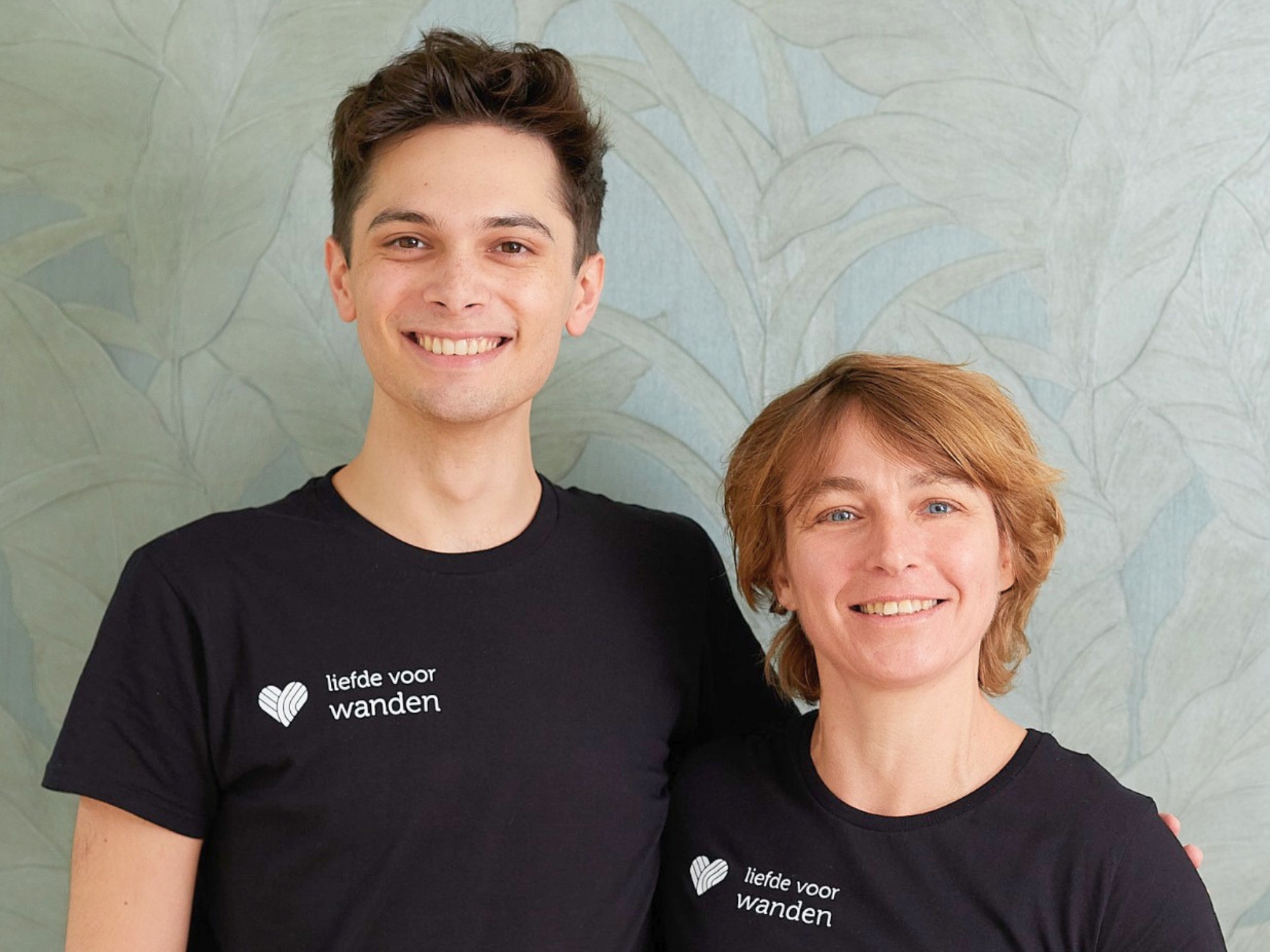 Daniel en Linda aan het werk